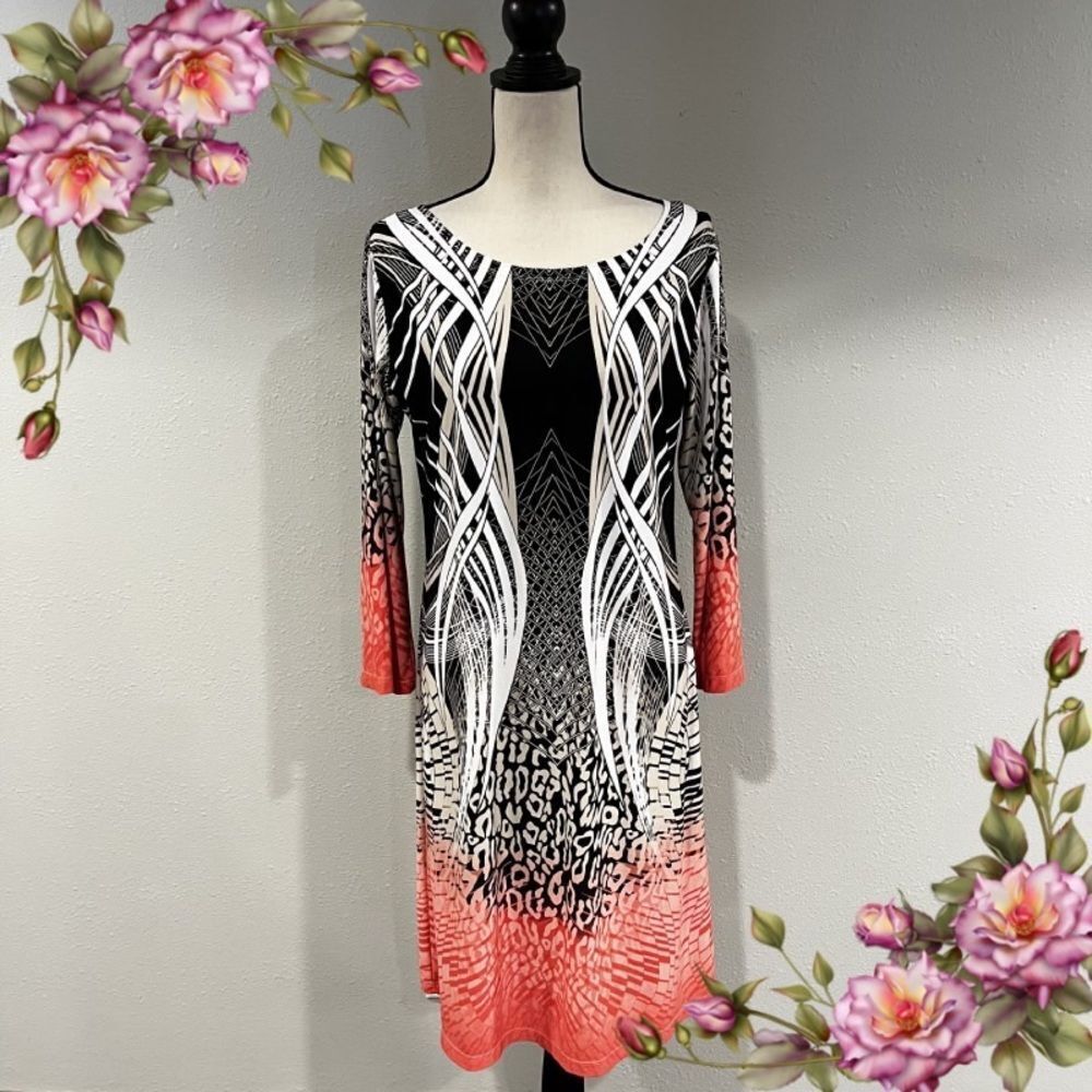Animal Print Long sleeve dress